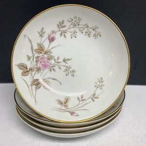 Noritake China Luise Fruit/Dessert Sauce Bowls Set of Four 5763